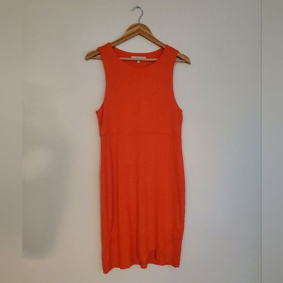 Orange ATHLETA La Palma dress women's size Medium - Picture 1 of 8